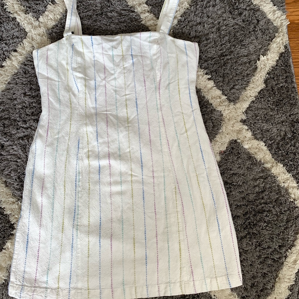 Vertical stripes dress